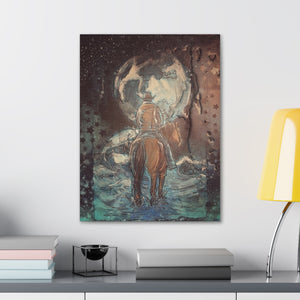 Blue Moon - Canvas Gallery Wraps