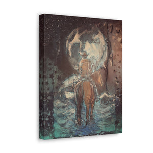 Blue Moon - Canvas Gallery Wraps