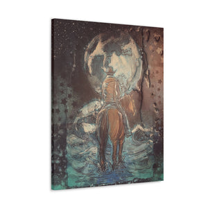 Blue Moon - Canvas Gallery Wraps