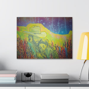 When the Sun Goes Down - Canvas Gallery Wraps