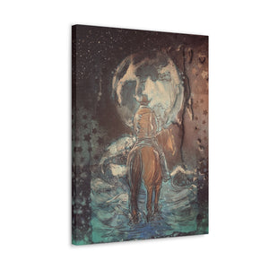 Blue Moon - Canvas Gallery Wraps