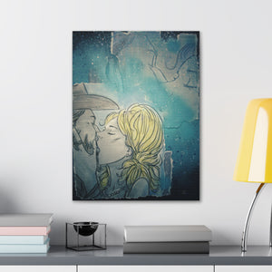 Shouldn’t Kiss Me Like That- Canvas Gallery Wraps