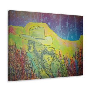 When the Sun Goes Down - Canvas Gallery Wraps